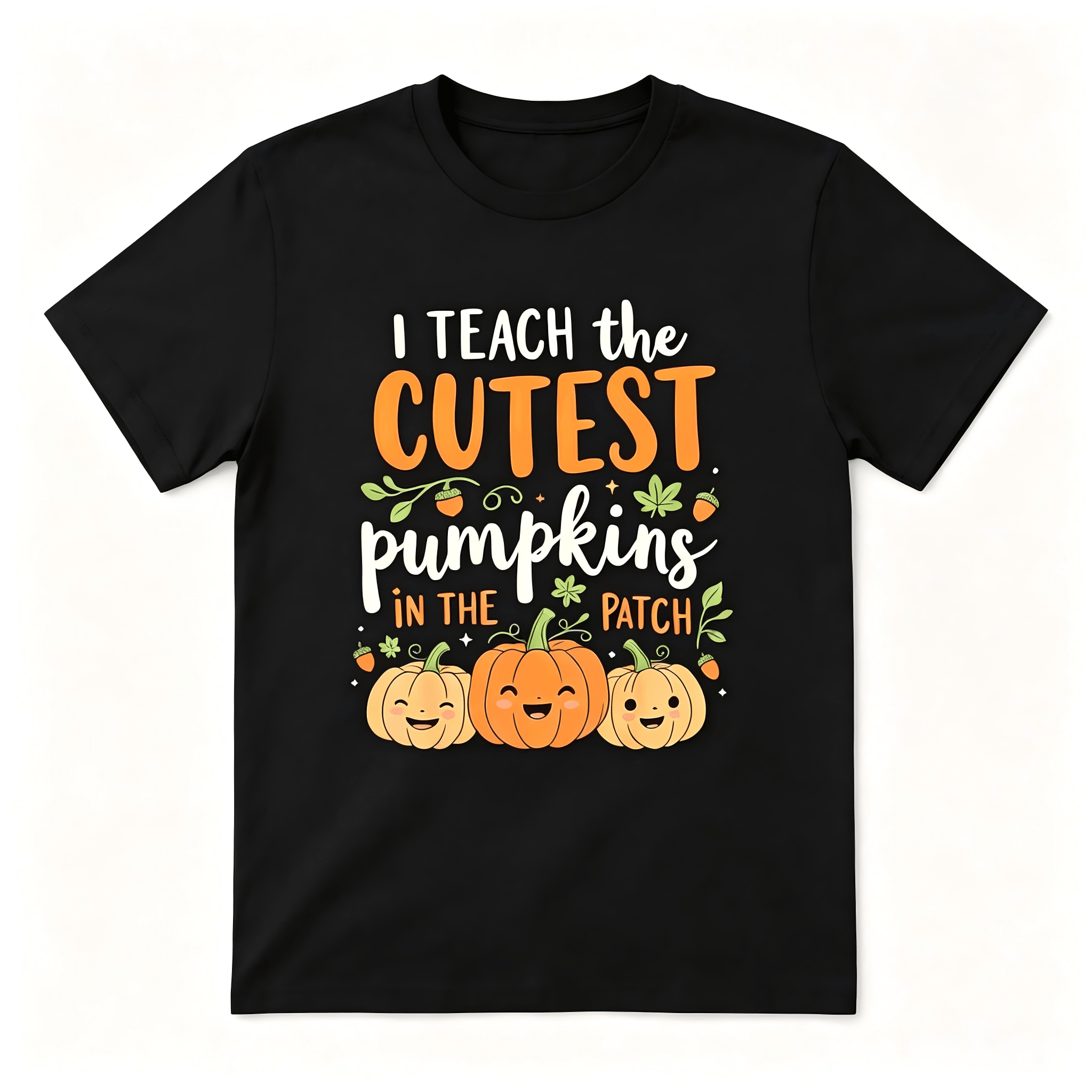 Halloween Teacher I Teach Cutest Pumpkins In Patch-Shirt, Graphic Tees Women