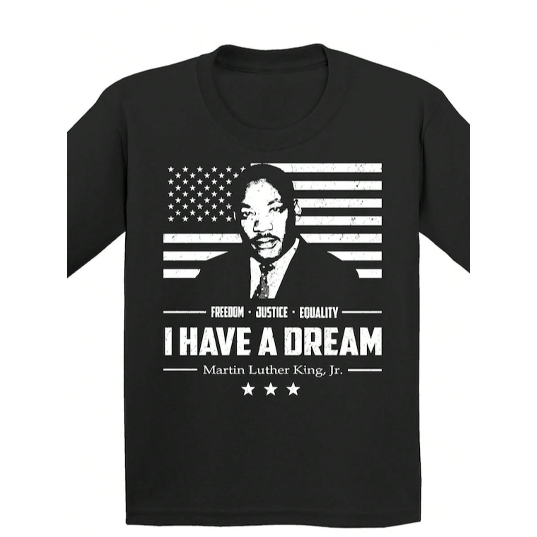 I Have A Dream Youth T-Shirt _ Luther King Jr Day  Month Inspirational Awareness