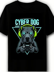Cyber Dog Gaming Tee Mens T Shirt
