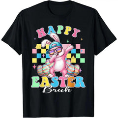 Funny Dabbing Bunny Happy Easter for Adult T-Shirt