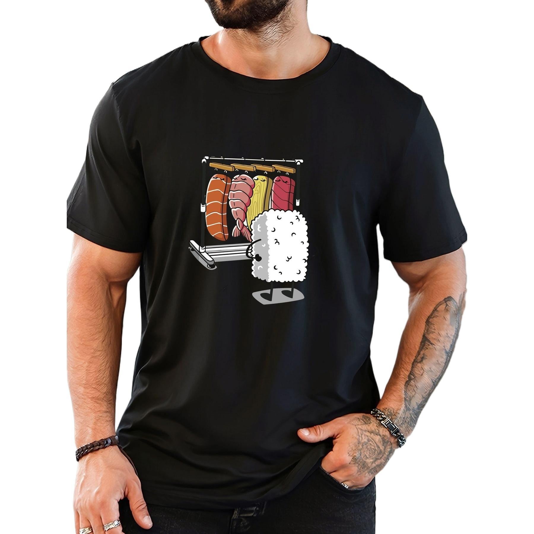 Sushi Lover‘s Graphic T-Shirt - Japanese Food Design, Unisex Casual Tee for Adults