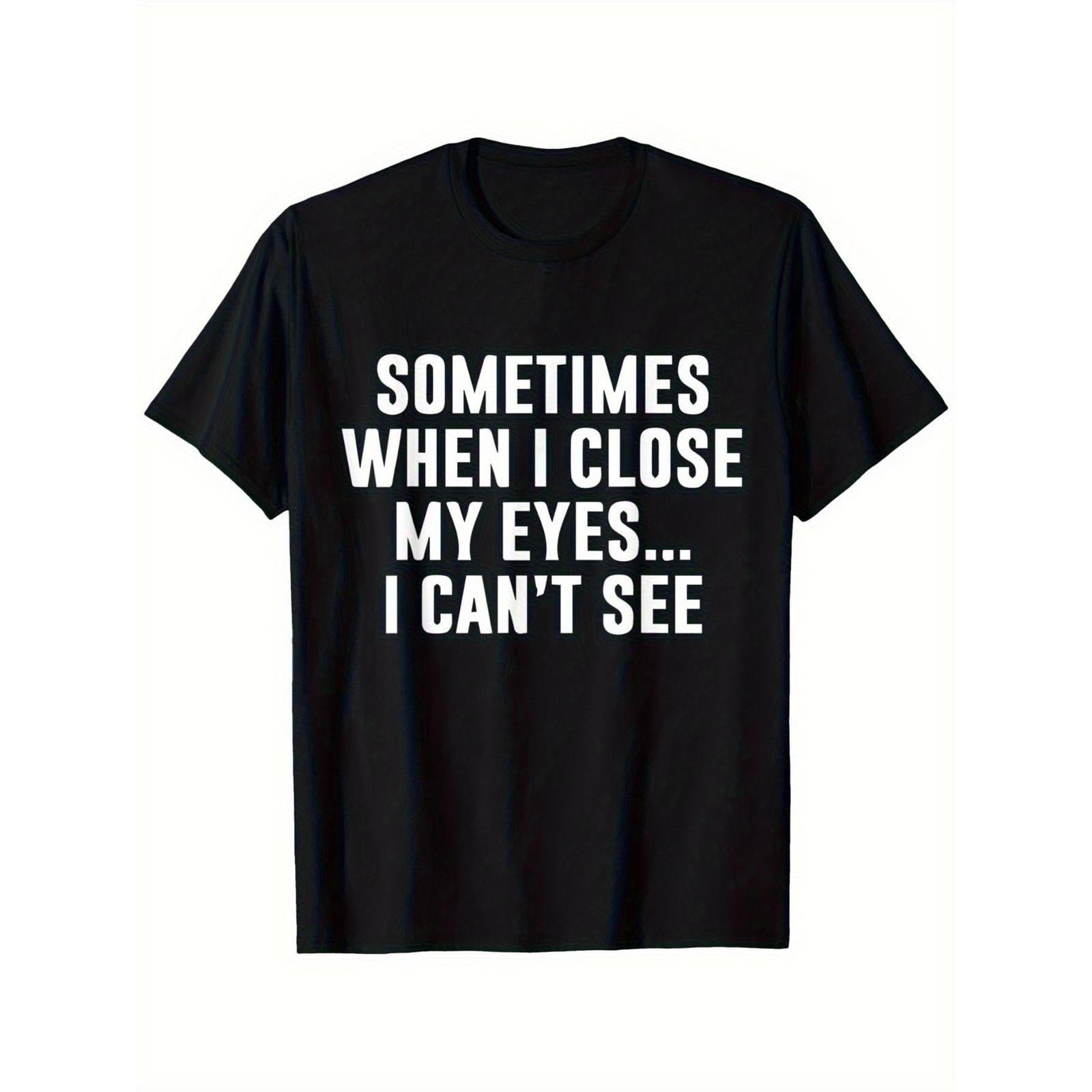 Men's Popular TikTok Trend Funny Print Streetwear T-Shirt Men's Daily Streetwear Meme Graphic Tee for Trendy Vibes