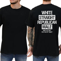 Funny Conservative Humor T-Shirt | Mens Casual Graphic Tee | Sarcastic Quote Top for Men