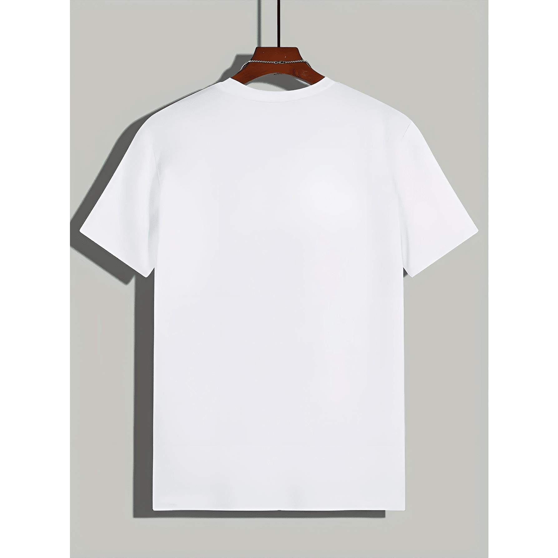 Boxing Champion Ali, Poster Pattern Printed Short Sleeved Round Neck T-Shirt