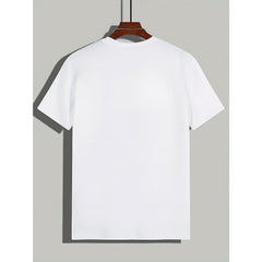 Boxing Champion Ali, Poster Pattern Printed Short Sleeved Round Neck T-Shirt
