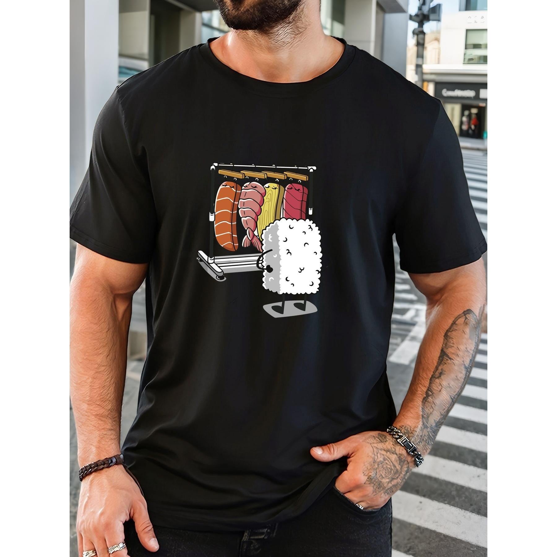 Sushi Lover‘s Graphic T-Shirt - Japanese Food Design, Unisex Casual Tee for Adults