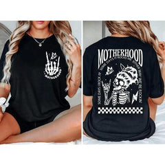 Motherhood Sometimes I Rock It Sometimes It Rocks Me Shirt, Mama Shirt, Mom Shirt, Rocker Mom Gifts, Mothers Day Gift Unisex Sweatshirt, Shirt For Men, Women