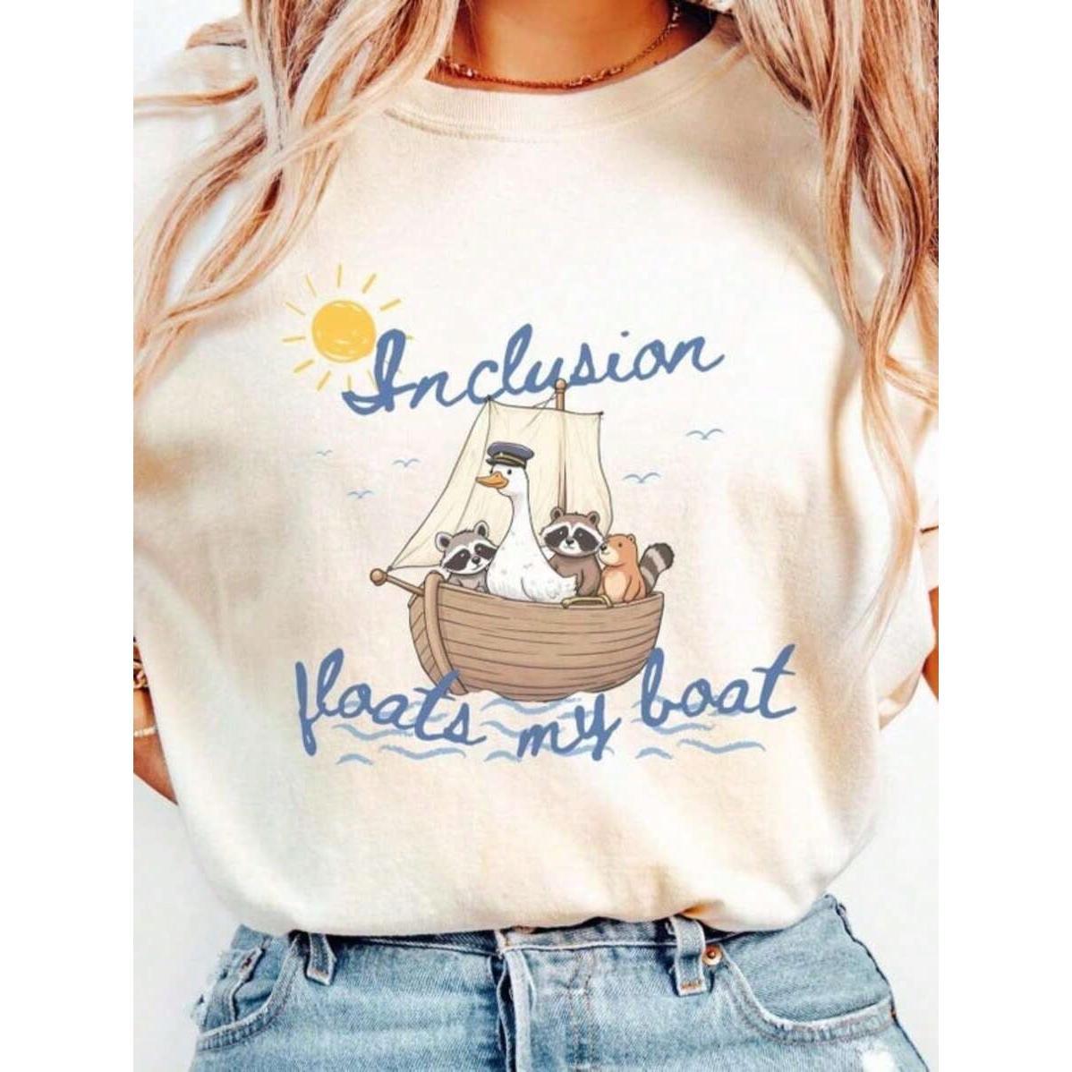 Silly Goose Autism Inclusion-Shirt, Nautical Neurodivergent Shirt, Funny OT Tee, BCBA Shirt, ABA Sped Teacher