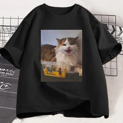 Forsaken Skin 007n7 Love Cat T Shirt Men Women Game Cosplay Tshirt Funny Graphic Tees Cotton Short Sleeve Round Neck T-shirt