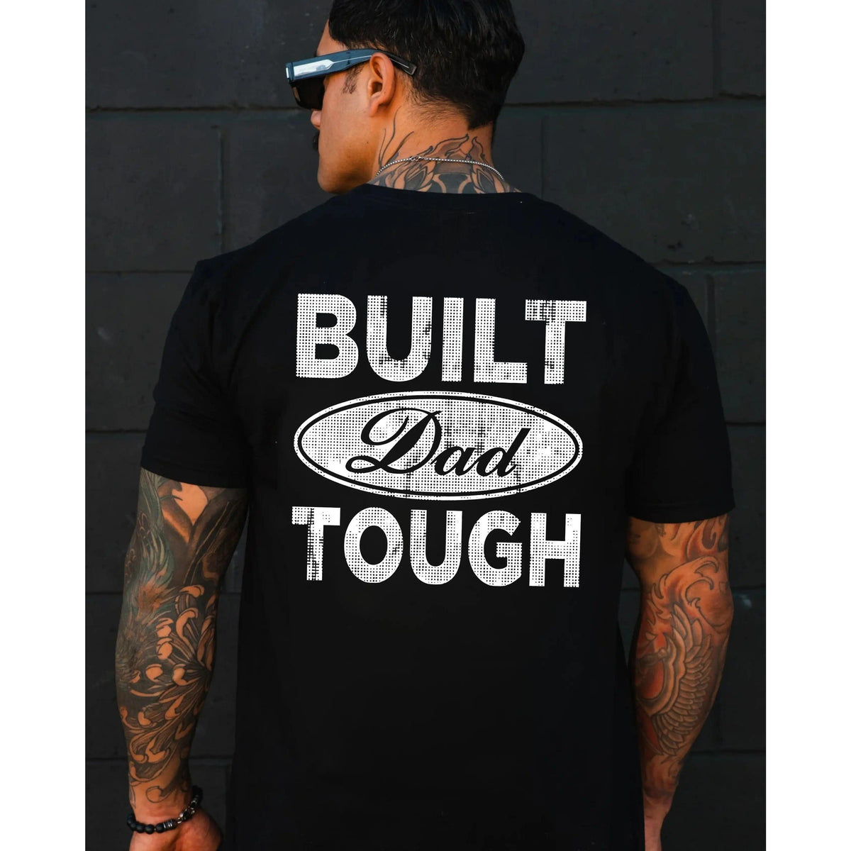 Built Dad Tough T-Shirt, Funny Dad Pride Shirt, Blue Collar Dad Graphic Tee, Tough Father Humor Shirt, Fathers Day Gift, Dad Sweatshirt, Dad Hoodie