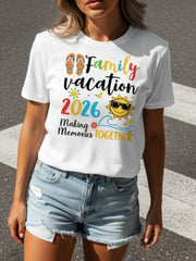 Family Vacation 2026 T-Shirt Making Memories Together Summer Tee