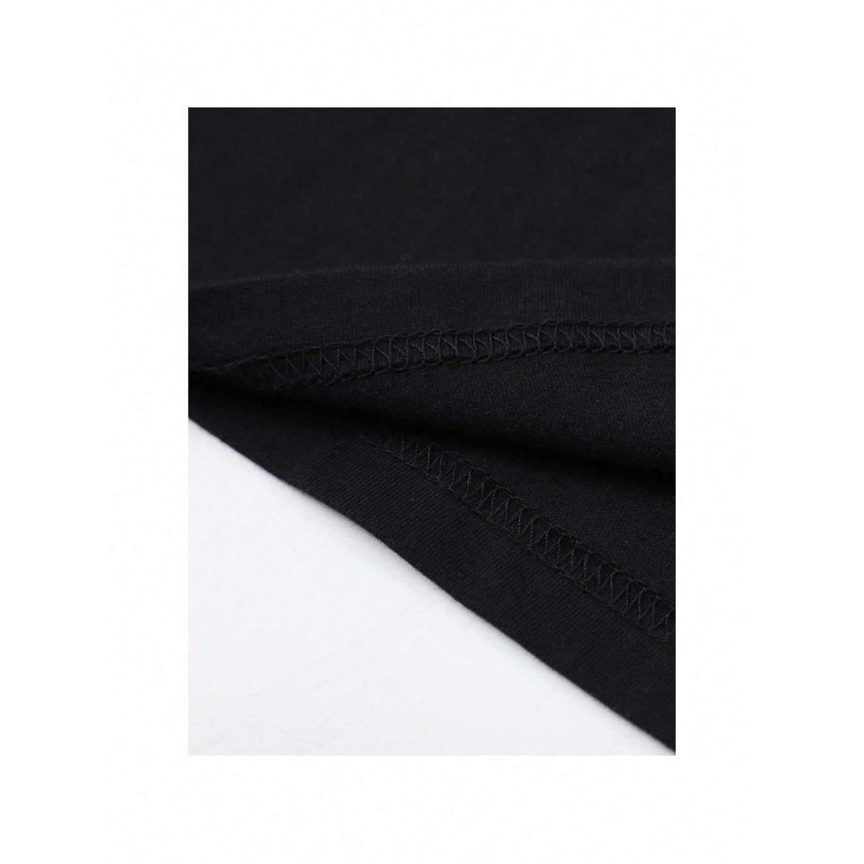[Mind Over Matter T-Shirt] High Elasticity Cotton Men's "Mind Over Matter" Graphic T-Shirt | Loose Fit Short Sleeve Round Neck For Casual & Sports Wear, Spring/Fall Streetwear Essential, Durable Fabric, PLUS SIZE