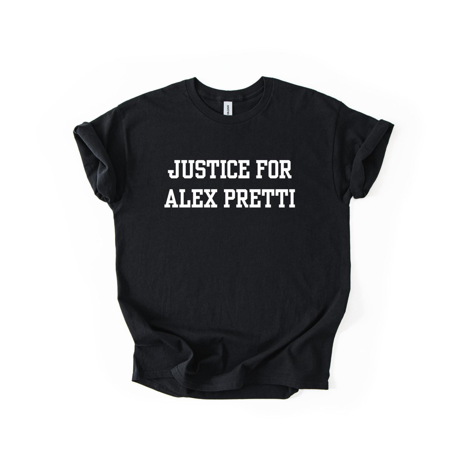 Justice for ALEX PRETTI T-shirt, Nurse Human Rights Immigration shirt