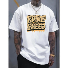 Men'sGraphic T-Shirt - Casual Cotton, Short Sleeve, Round Neck, All-Season Wear, Machine Washable, Breathable Clothing | Bold Graphic Tee |