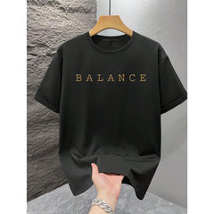 1pc Men's Fashionable Printed Loose Fit Short Sleeve T-Shirt | Exquisite Design | Essential For Summer | Easy To Match, Showcasing Your Style