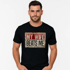 Men's Cotton Short-Sleeve Round Neck T-Shirt - American Couple Top, Father's Day Gift, Classic Casual Menswear Tshirt