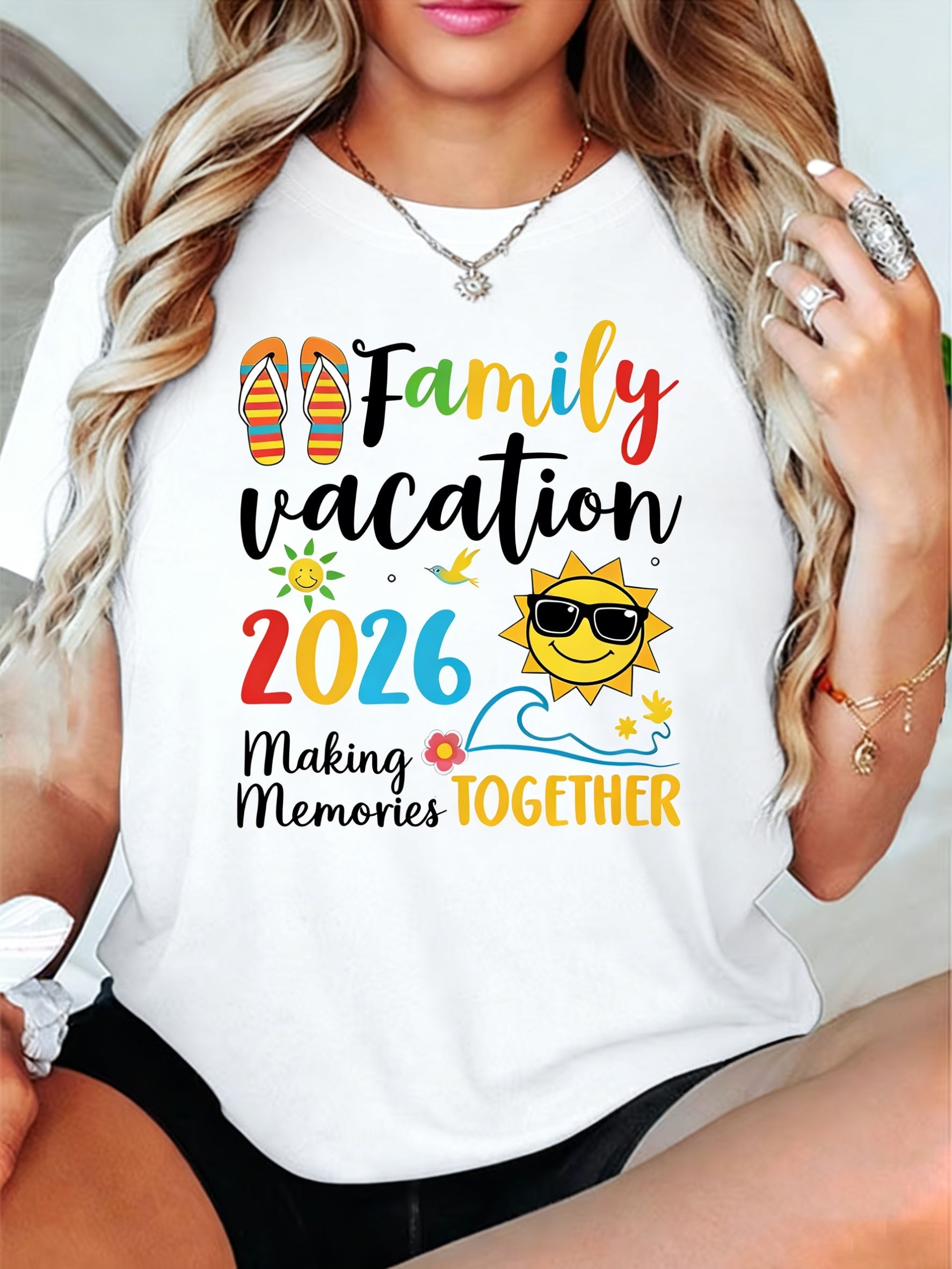 Family Vacation 2026 T-Shirt Making Memories Together Summer Tee