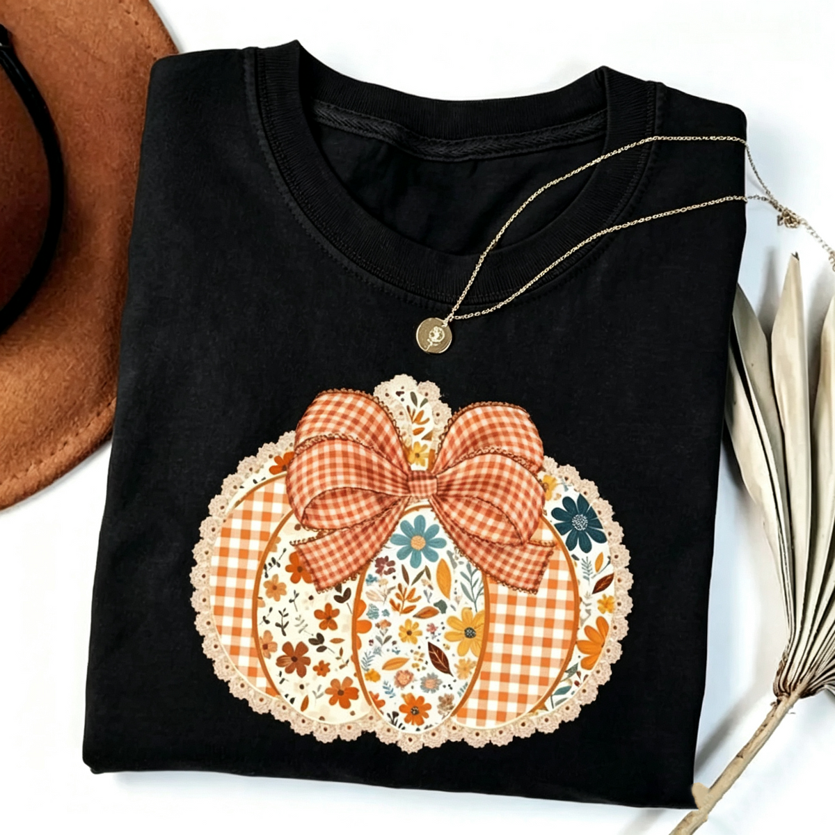 Pumpkins Graphic T-Shirt, Fall Autumn Thanksgiving Pumpkin Season Tee,Women Halloween Short Sleeve Crew Neck Top