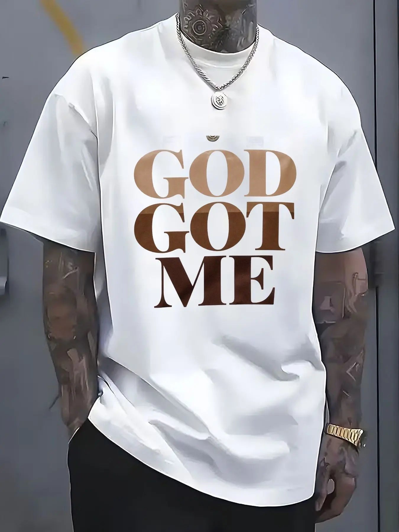 God Got Me T-Shirt Christian Faith Jesus Lover Gift Unisex Tee