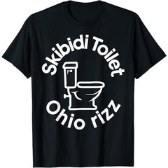 Skibidi Toilet Ohio Rizz Meme Funny Memes Brainrot memes Men T-Shirt - Parisbus Shop 41B0DKSR2KDT