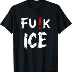 Funny Get The Fxxk Out ICE Distressed T-Shirt 2