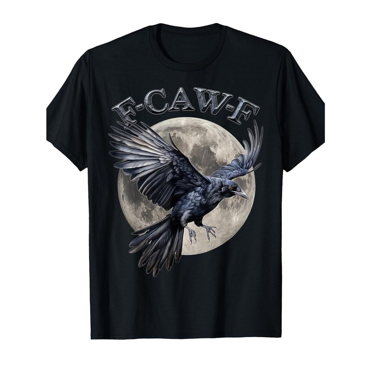 Humorous Crow Graphic T-Shirt. It Makes a Perfect Gift for Him, Her, Or a Friend
