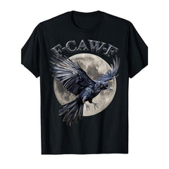 Humorous Crow Graphic T-Shirt. It Makes a Perfect Gift for Him, Her, Or a Friend