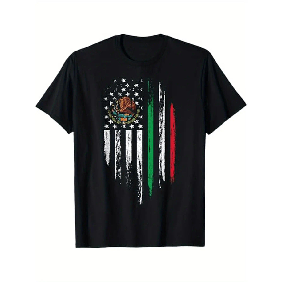 Mexican American Flag Combo Mexico USA Cinco De Mayo Gift T-Shirt
