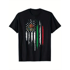 Mexican American Flag Combo Mexico USA Cinco De Mayo Gift T-Shirt