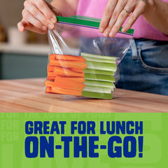 Sandwich Bags For Food Storage, School Supplies, with Easy Guide,100 Count