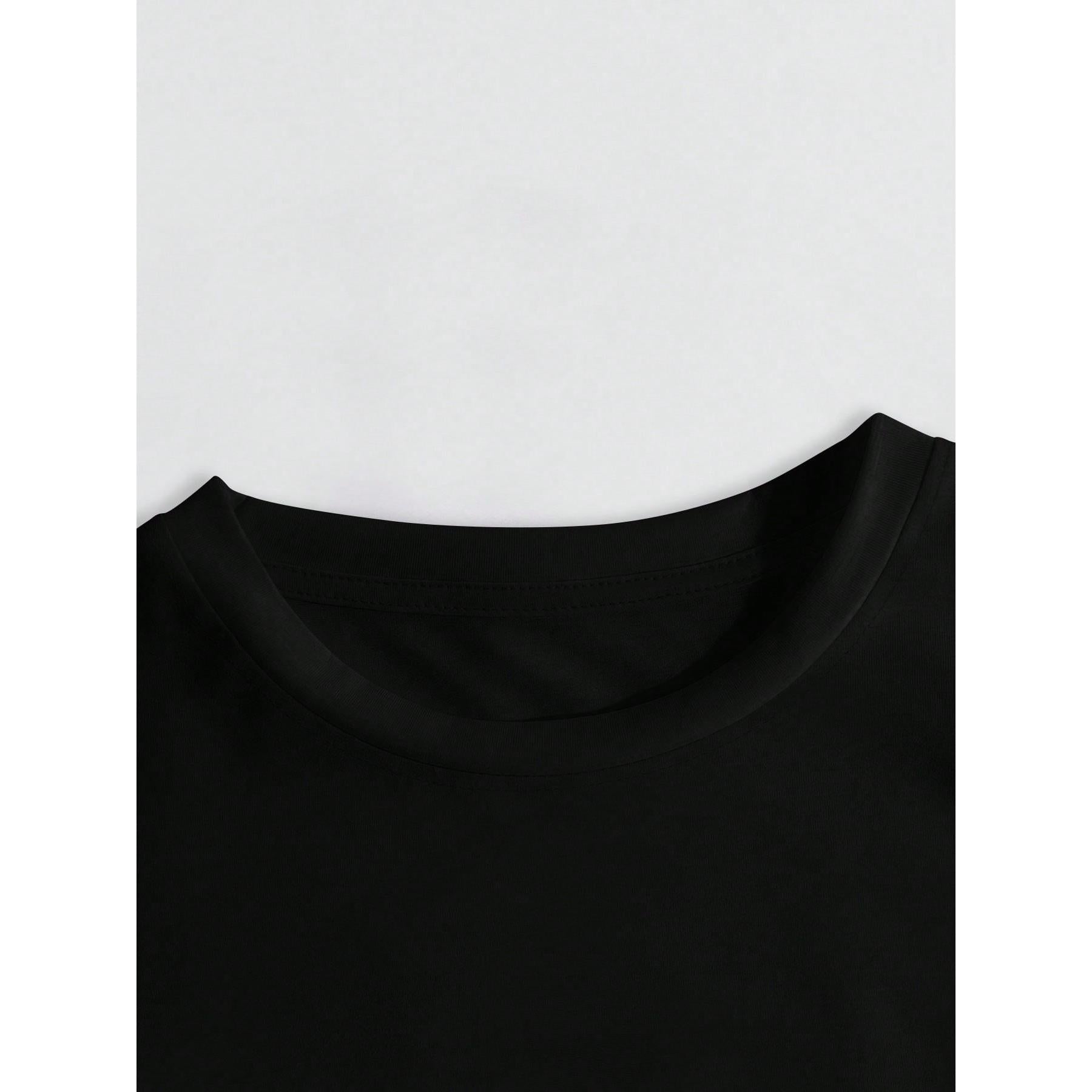 Jesus Christ Design Women's Soft Casual Crew Neck Short Sleeve T-Shirt, Double-Sided Printing, Comfortable & Fashionable For Everyday Wear