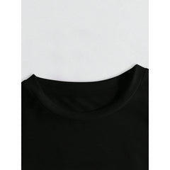 Jesus Christ Design Women's Soft Casual Crew Neck Short Sleeve T-Shirt, Double-Sided Printing, Comfortable & Fashionable For Everyday Wear