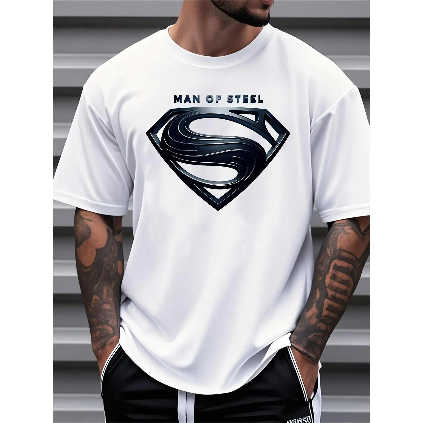 Men‘s Graphic T-Shirt | Short Sleeve Crew Neck | Spring Summer Casual Tee