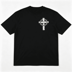 All My Role Models Went To Prison Christian Crown Of Thorns Cross Front Back Print Unisex T-Shirt