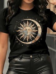 Crew Neck Graphic T-Shirt, "I Am Proof That God Answers Prayers" Christian Faith Casual Religious Tee For Daily Wear
