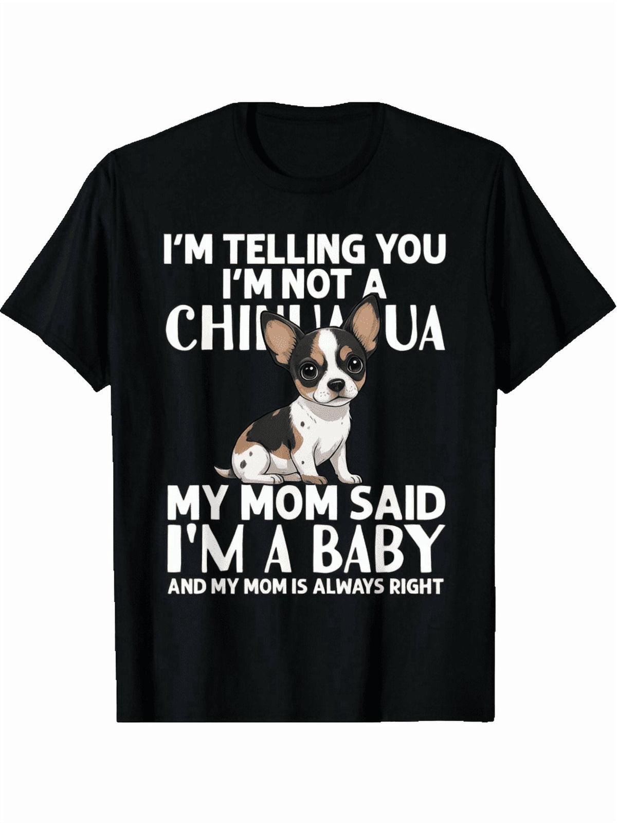 Cute Chihuahua Art For Women Mom Dog Breed Chihuahua Lovers T-Shirt