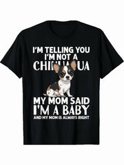 Cute Chihuahua Art For Women Mom Dog Breed Chihuahua Lovers T-Shirt