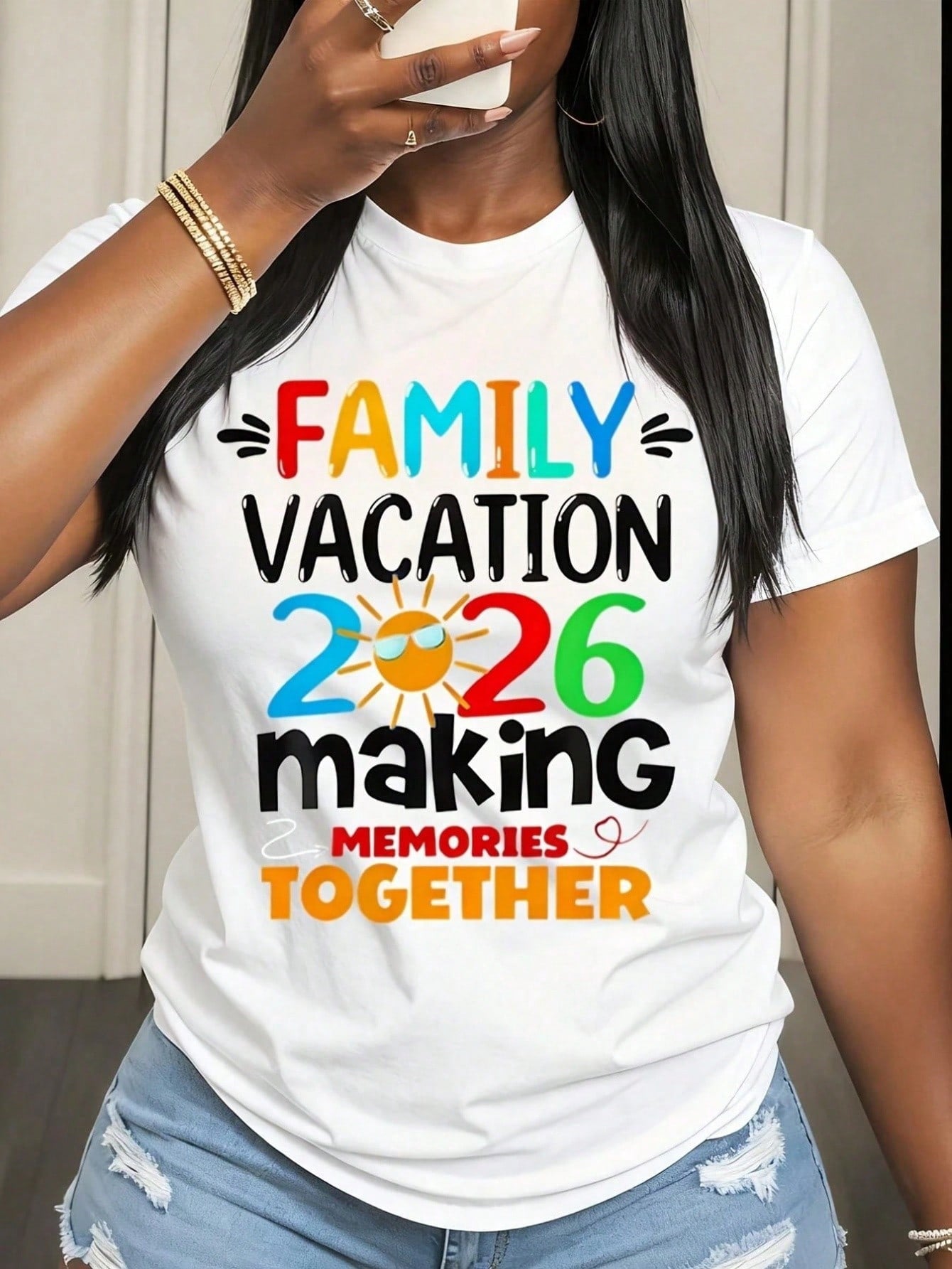 Family Vacation 2026 Making Memories Together T-Shirt Summer Travel Gift For Family Getaway Trip Outfit Matching Shirts For Vacation Group Wear