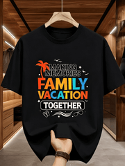 Family Vacation Making Memories Together Summer Beach Matching T-Shirt