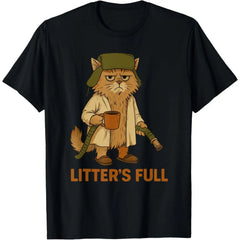 Full Funny Cat Lovers Xmas T-Shirt