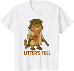 Full Funny Cat Lovers Xmas T-Shirt