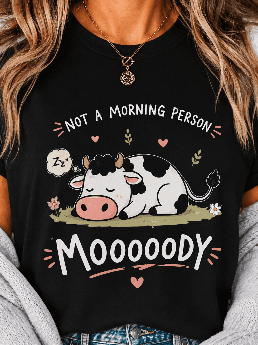 Fun Milk Print T-Shirt