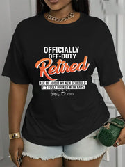 Funny Retiree Gift Shirt For Grandma Grandpa Retirement Present Soft Everyday Wear Top