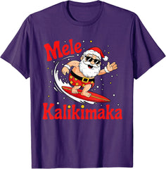 Funny Santa Summer Beach Vacation Design Funny Unisex T-Shirt