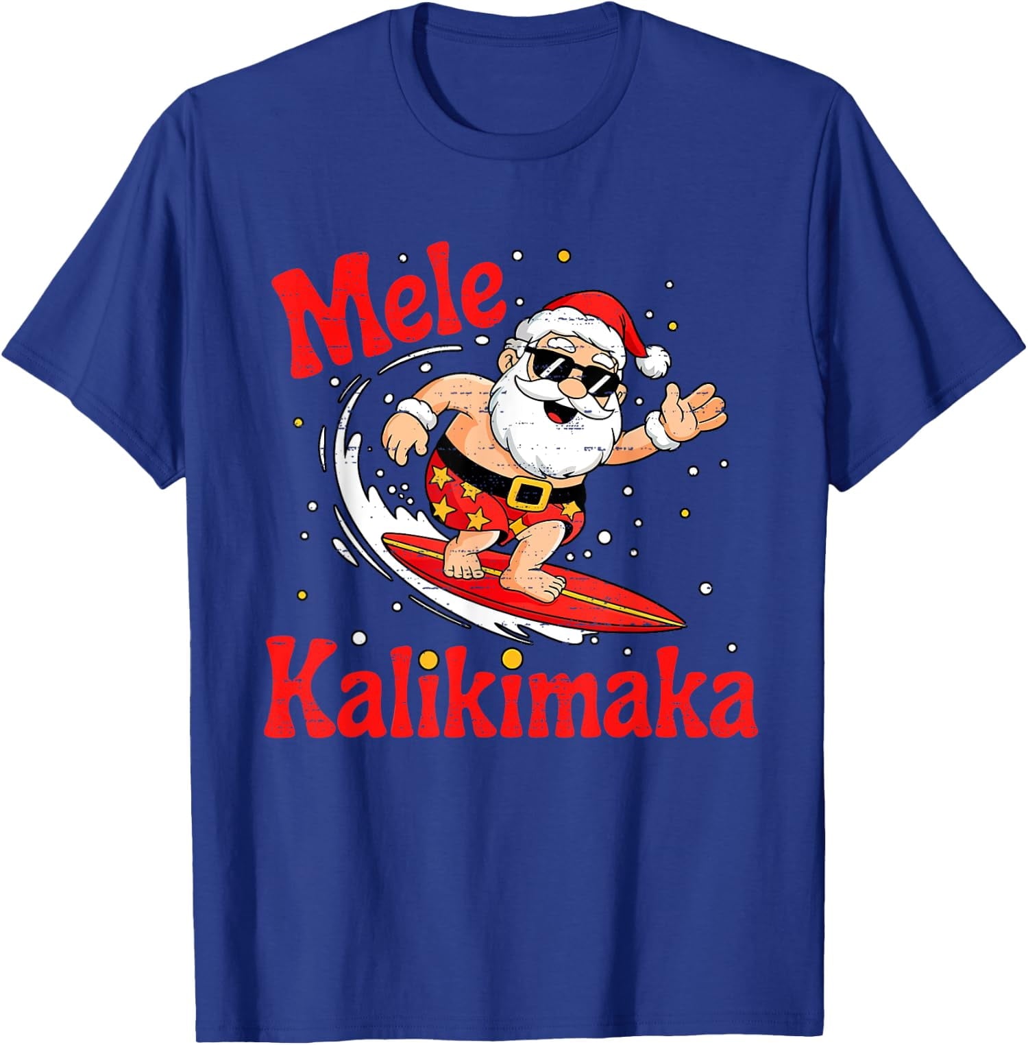 Funny Santa Summer Beach Vacation Design Funny Unisex T-Shirt