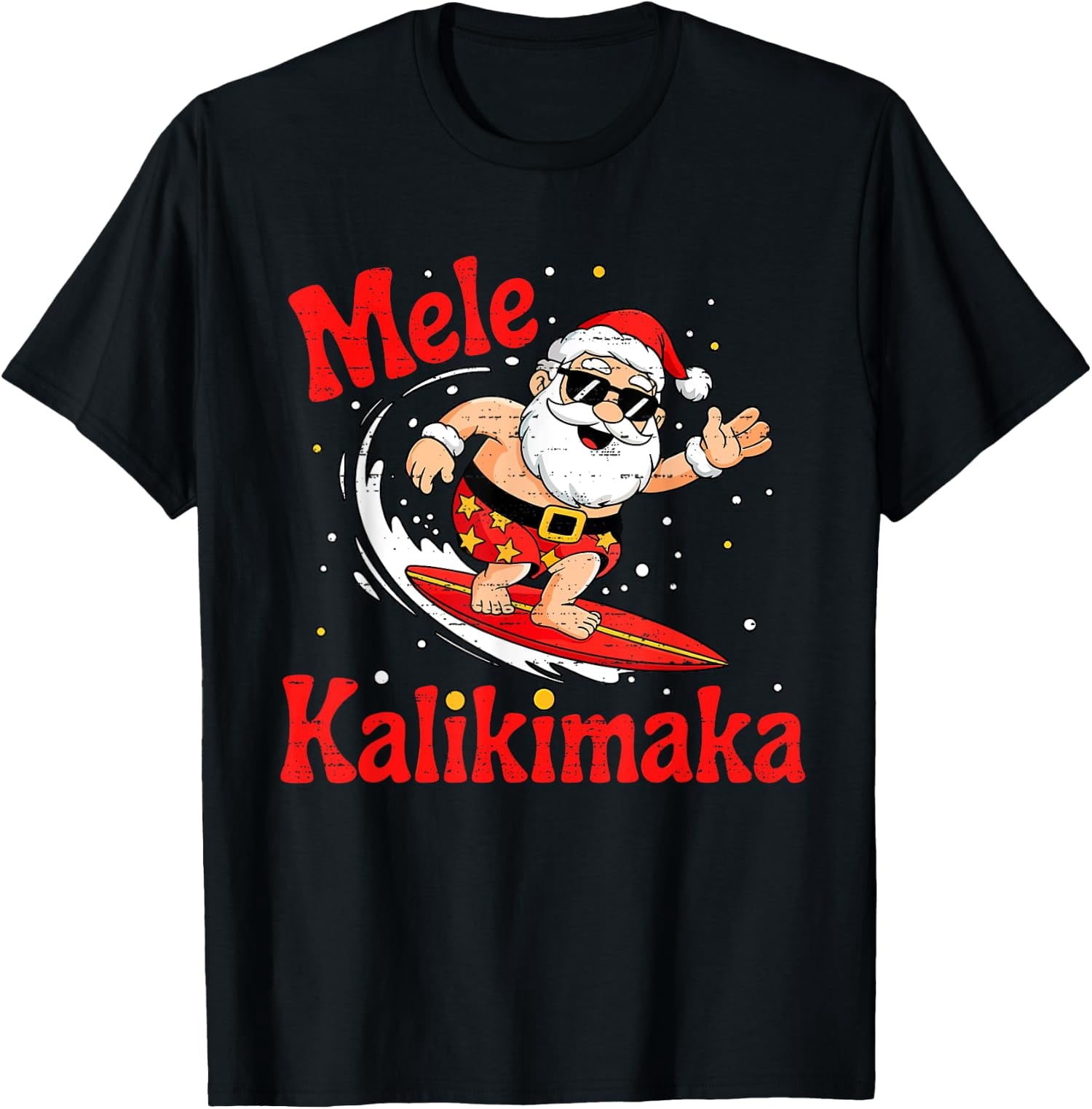 Funny Santa Summer Beach Vacation Design Funny Unisex T-Shirt