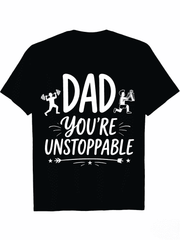 Funny Step Dad Father'S Day Gift T-Shirt for Men Joke Stepson Tee