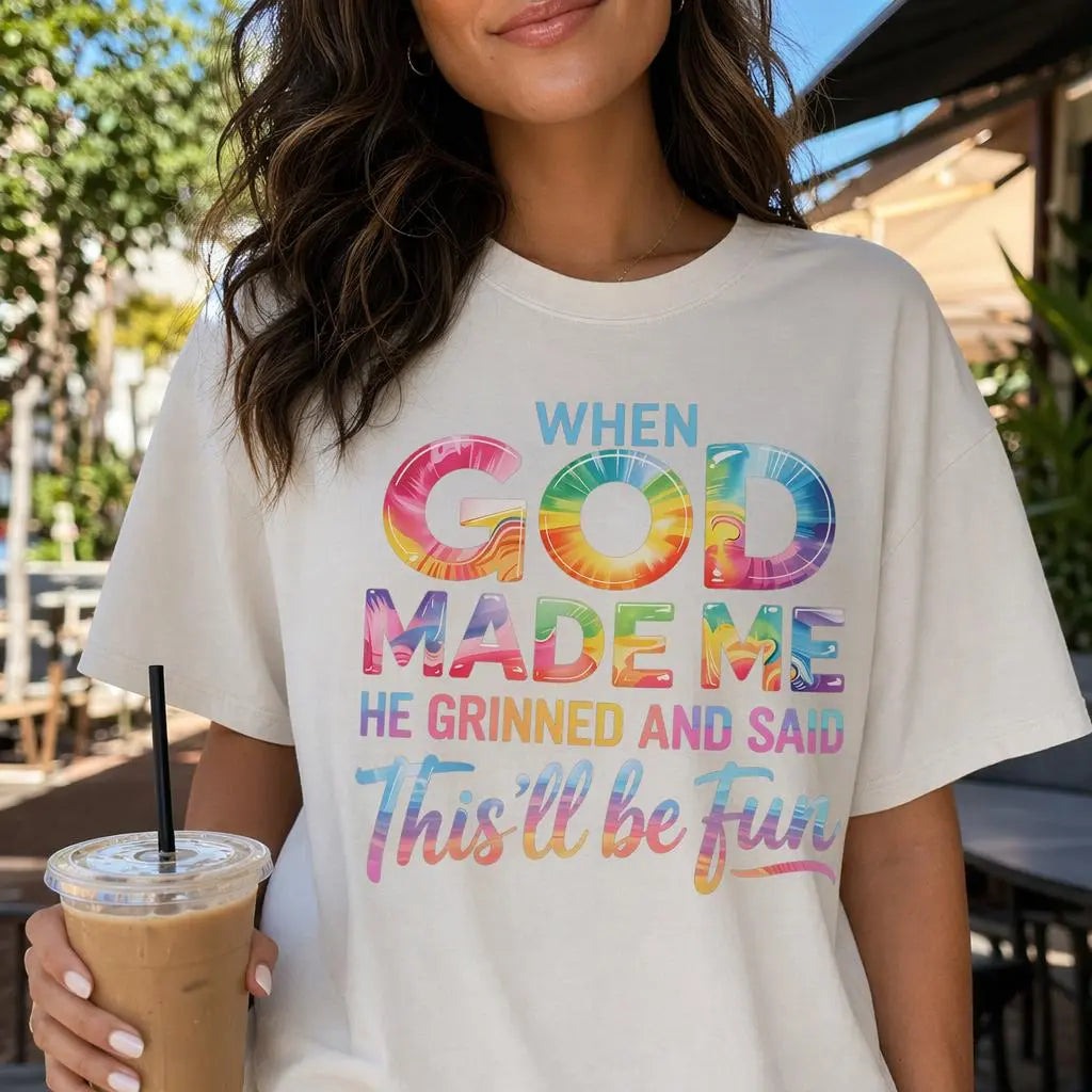 God Is Good All The Time Women Graphic Tee Plus Size Retro Christian Faith Shirt