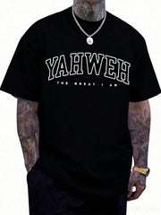 Graphic Hoodies Cotton Tee Oversize Plus Size Men's S To 5XL,Graphic Hoodies Cotton Tee Oversize Men's S To 5XL,Christian Jesus Shirts Men Religious God Yahweh Faith Shirt