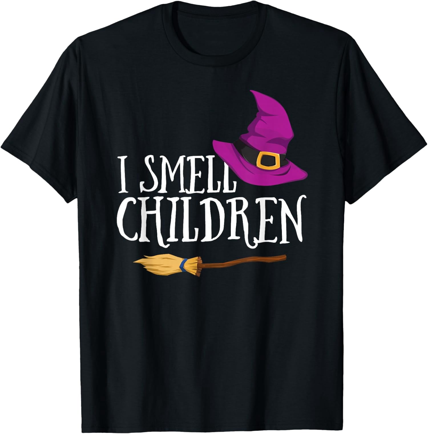 I Smell Children Teacher Halloween Witch Fall Easy Unisex T-Shirt